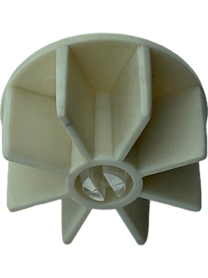 MorPerde 45'lik Motorlu Dikdörtgen Pimli Krem Boru Sonu Tıpası