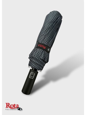 Normadia 10 Telli Fiber Şemsiye, Otomatik Açılır/kapanır, Lacivert-Siyah Renk