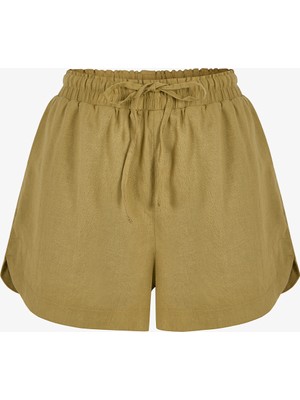 Penti Hardal Keten Yüksek Bel Şort