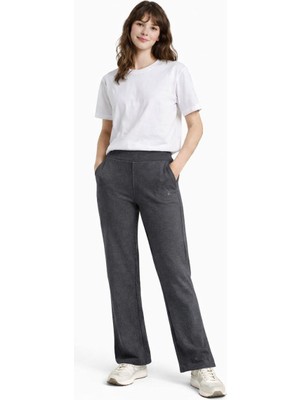 Rapapa Kadın Antrasit Düz Paça Pantolon –1778