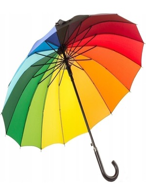 Normadia Renkli Büyük Boy Şemsiye, Şık ve Dayanıklı Yağmur Koruyucu
