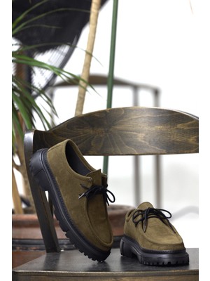 Tonny Black Erkek Haki Rahat Kalıp Erkek Loafer Ayakkabı