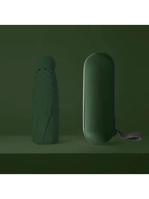 Normadia Yeşil Renkli Kapsül Şemsiye, Şık ve Hafif Koruma