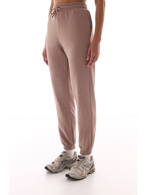 Penti Bej Yüksek Bel Cepli Pamuklu Jogger