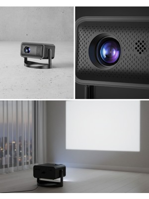 Arenes Smart Projector Android Tv Dolby Sesli Wifi Bluetooth - Lisinya