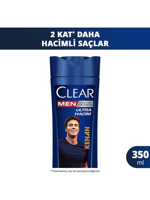 Clear Men Kepeğe Karşı Etkili Şampuan Kenan Yıldız Ultra Hacim 350 ml