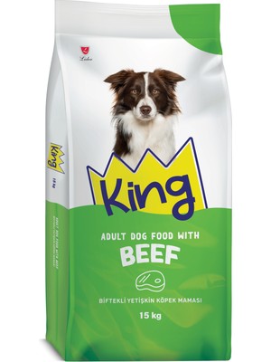 King Biftekli Köpek Maması 15 Kg