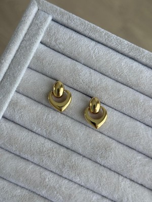 İrem Yıldız Gold Zarif Model Çelik Küpe