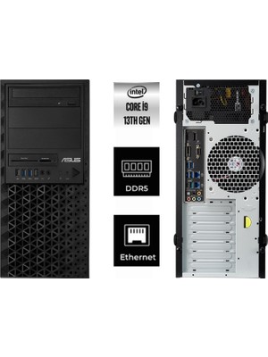 Asus Ws E500 G9 I9-13900K 13900K003R-K0811 32GB 4tb+2*4tb  W11PRO Raıd Storage (0 , 1 ) Workstation