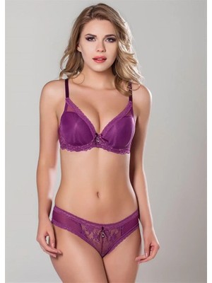 Letsii Slip Külot Rahat Iç Giyim Mor Renk