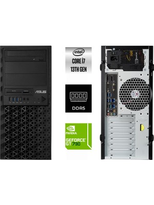 Asus Ws E500 G9 I7-13700K 13900K003R-K0319 32GB 4tb+4tb GT730 4gb W11PRO Raıd Storage (0 , 1 ) Workstation