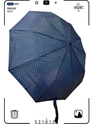 Rubenis 10 Telli Otomatik Açılır Yağmur Şemsiyesi, Güçlü ve Şık Tasarım