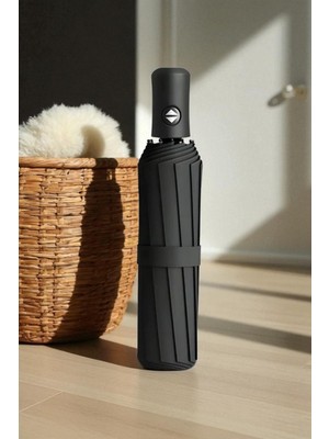 Normadia Rüzgar Dayanıklı Tam Otomatik Katlanabilir Unisex Şemsiye