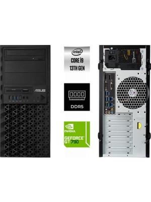 Asus Ws E500 G9 I9-13900K 13900K003R-K0727 32GB 4tb GT730 4gb W11PRO Raıd Storage (0 , 1 ) Workstation