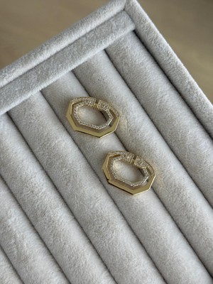 İrem Yıldız Silver Model Kuş Model Çelik Küpe