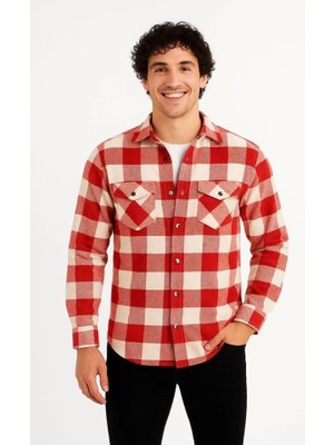 Veralya Erkek Uzun Kollu Oduncu Gömlek