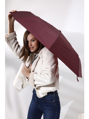 Normadia Renkli Zikzak Desenli Otomatik Şemsiye, Şık ve Pratik Tasarım