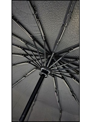 Normadia 16 Telli Rüzgarda Güçlü Otomatik Şemsiye, Hafif ve Dayanıklı Tasarım