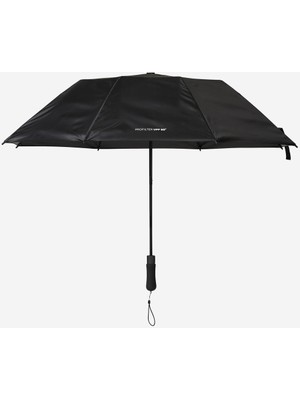 Normadia Geniş 125CM Uv Korumalı Siyah Şemsiye UPF50+