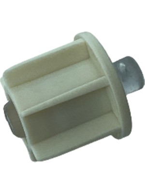 MorPerde 28’lik Yuvarlak Şeffaf Pimli Krem Boru Sonu Tıpası