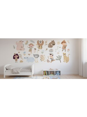 Sensei Sticker 3D Çocuk Odası Sticker - Duvar Sticker - Parlak Renkler - Kolay Uygulama