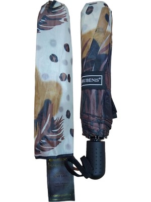 Rubenis 10 Telli Otomatik Açılır Şemsiye Hafif Tasarım ve Ahşap Malzeme ile Kolay Taşıma