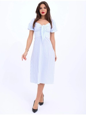 Veralya 5948 Elbiselos Angeles Çizgili