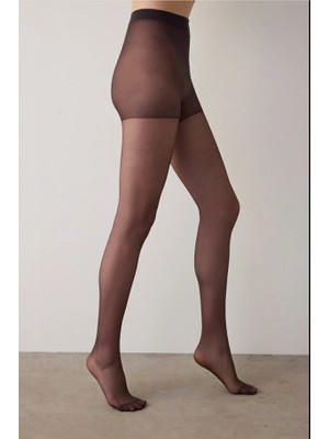 Penti Fit 15 Den. Parlak. Kızılsiyah Külotlu Çorap. RENK124