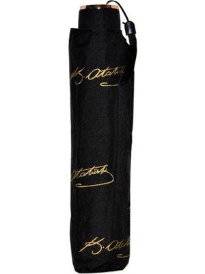 Normadia Şık Siyah Şemsiye, Dayanıklı ve Hafif, Günlük Kullanım Için Ideal