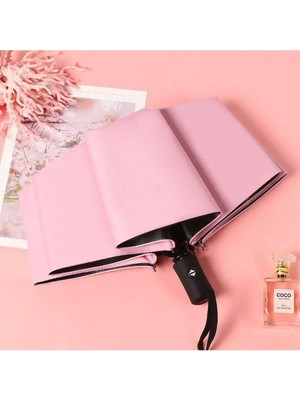 Normadia Tam Otomatik Pembe Renkli Çanta Boy Şemsiye