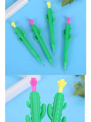 Güzelyüz Avm 4 Adet Kaktüs Model Uçlu Versatil Kalem Seti 0,7 Uçlu Kalem Seti
