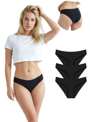 New Lilla 301 Kadın Dikişsiz Lazer Bikini Külot Paketi
