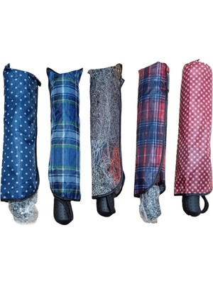 Rubenis Renkli Desenli Kadın Şemsiyesi, Hafif ve Şık Tasarım