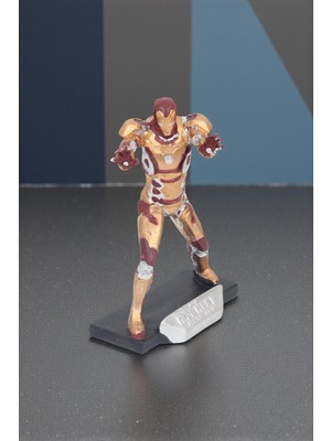 Elifeshop Ironman Demir Adam 18 cm Figür Heykel Dekoratif Biblo Ev Ofis Genç Odası Hediyesi Koleksiyonluk Obje