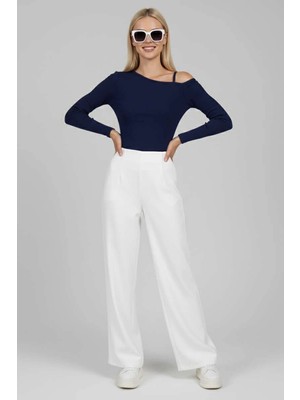 Zengezur Mall Storozde Tek Omuz Ipli Bluz Lacivert T4328 (Beden: L)