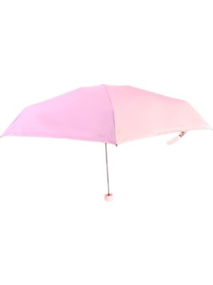 Normadia Rüzgarlı Havalara Uygun, Çanta Boy, Manuel Aç-Kapa Mini Pembe Şemsiye