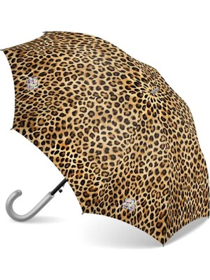 Normadia Renkli Leopar Desenli Çocuk Şemsiyesi, Eğlenceli ve Şık Tasarım