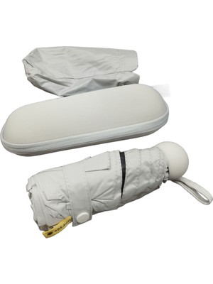 Normadia Mini Kapsül Seyahat Şemsiye, Hafif ve Kılıflı Güneş Yağmur Koruyucu