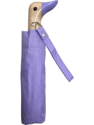 Normadia Şık Lila Renkli Ördek Şemsiye, Dayanıklı ve Kullanışlı Tasarım