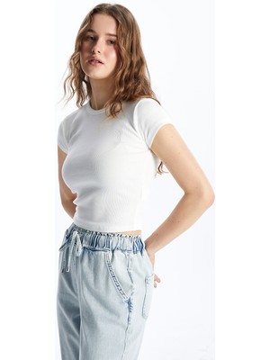 Lc Waikiki Yeni Sezon Bisiklet Yaka Kadın Body