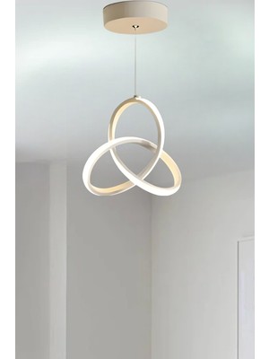 Ronisu Aydınlatma Nobella Sarkıt Ledli Avize - 4 Farklı Renkli Şık Sarkıt Ledli Avize