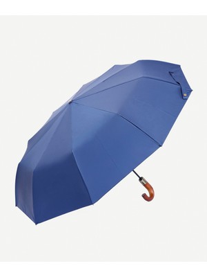 Normadia Şemsiye, Ahşap Sap, Kompakt ve Şık Koruma Aksesuarı