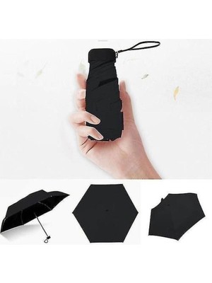 Normadia Mini Cep Boy Şemsiye 17 Cm, Şık ve Kompakt Taşıma Kolaylığı Sağlar