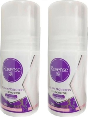 Rosense 50 ml Roll On Deodorant Kadın Kullanıcılar İçin Gül Özlü Etkili Formül