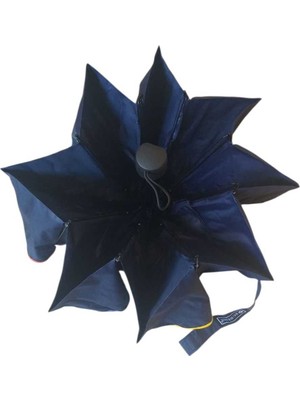 Rubenis Rüzgarlı Hava Dayanıklı Lacivert Şemsiye, Hafif ve Şık Tasarım