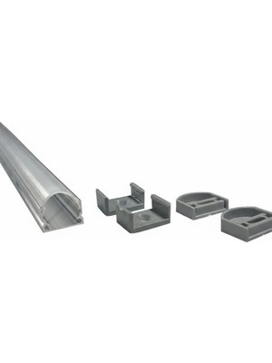 Alüminyum Boş Kasa Opak Cam LED Profil Yerli Kasa Opak Cam 50CM