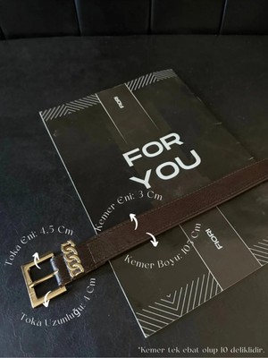 Fiori Toka Köprü Kadın Kemer, Pantolon Kemeri, Ceket Kemeri, Elbise Kemeri, Gömlek Kemer