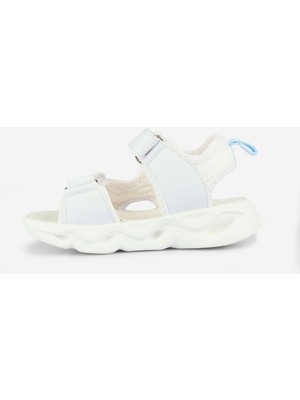 Vicco Lena Işıklı Erkek Bebek Beyaz/saks Mavi Sandalet