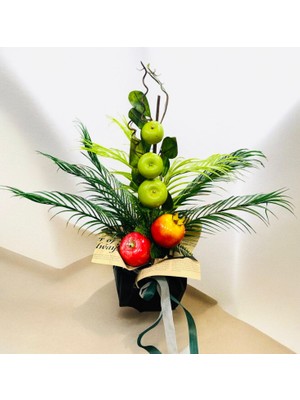 Sedosh Home Vision Meyve Aranjmanı Yeşil Yapay Dekoratif - Oda Kokusu Hediyeli