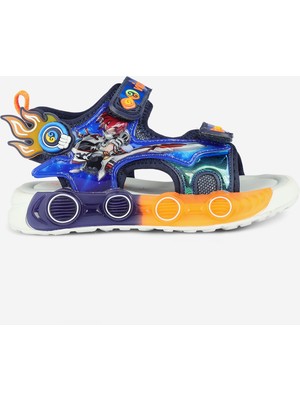 Vicco Kodi Işıklı Erkek Okul Öncesi Lacivert Sandalet